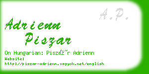 adrienn piszar business card